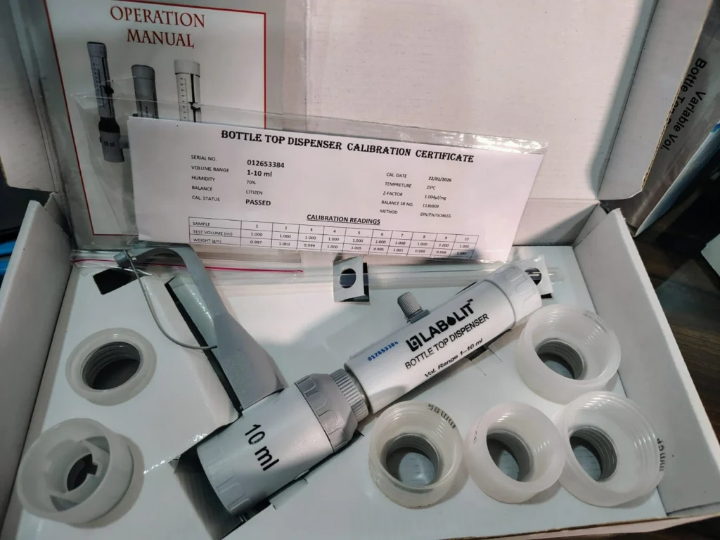 Bottle Top Dispenser – Accurate Liquid Handling Solution for Modern Laboratories 3 Bottle Top Dispenser