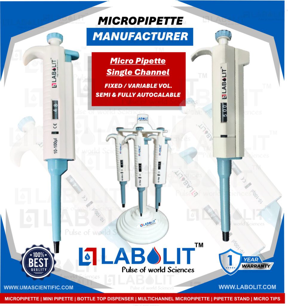 Micropipette Manufacturer in India