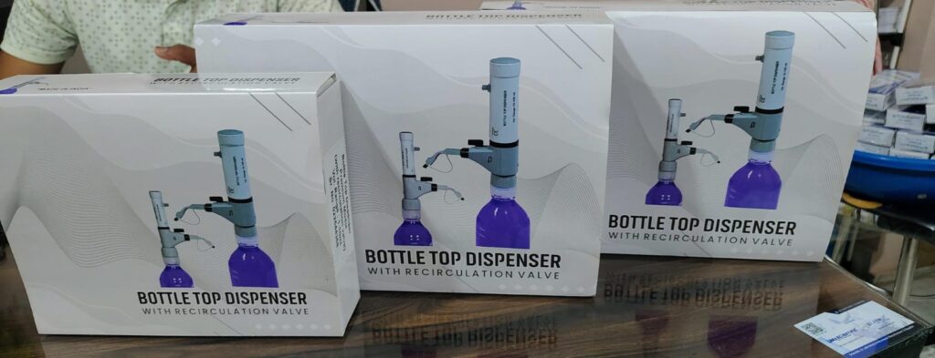 Bottle Top Dispenser with Recirculation – Labolit by Uma Scientific