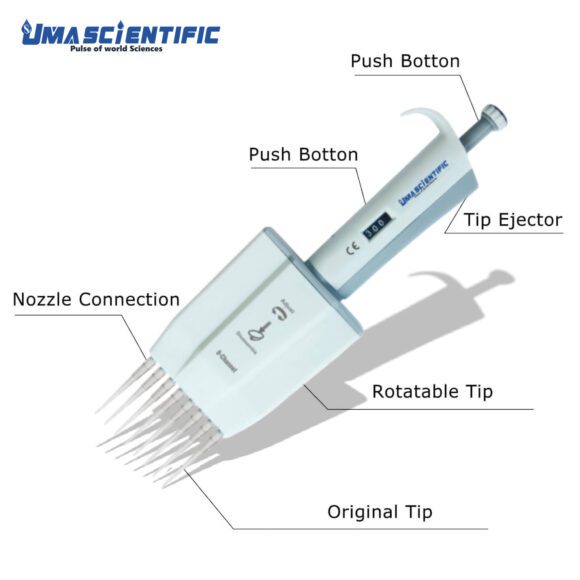 8-Channel, Multichannel Micropipette pipette manufacturer uma scientific