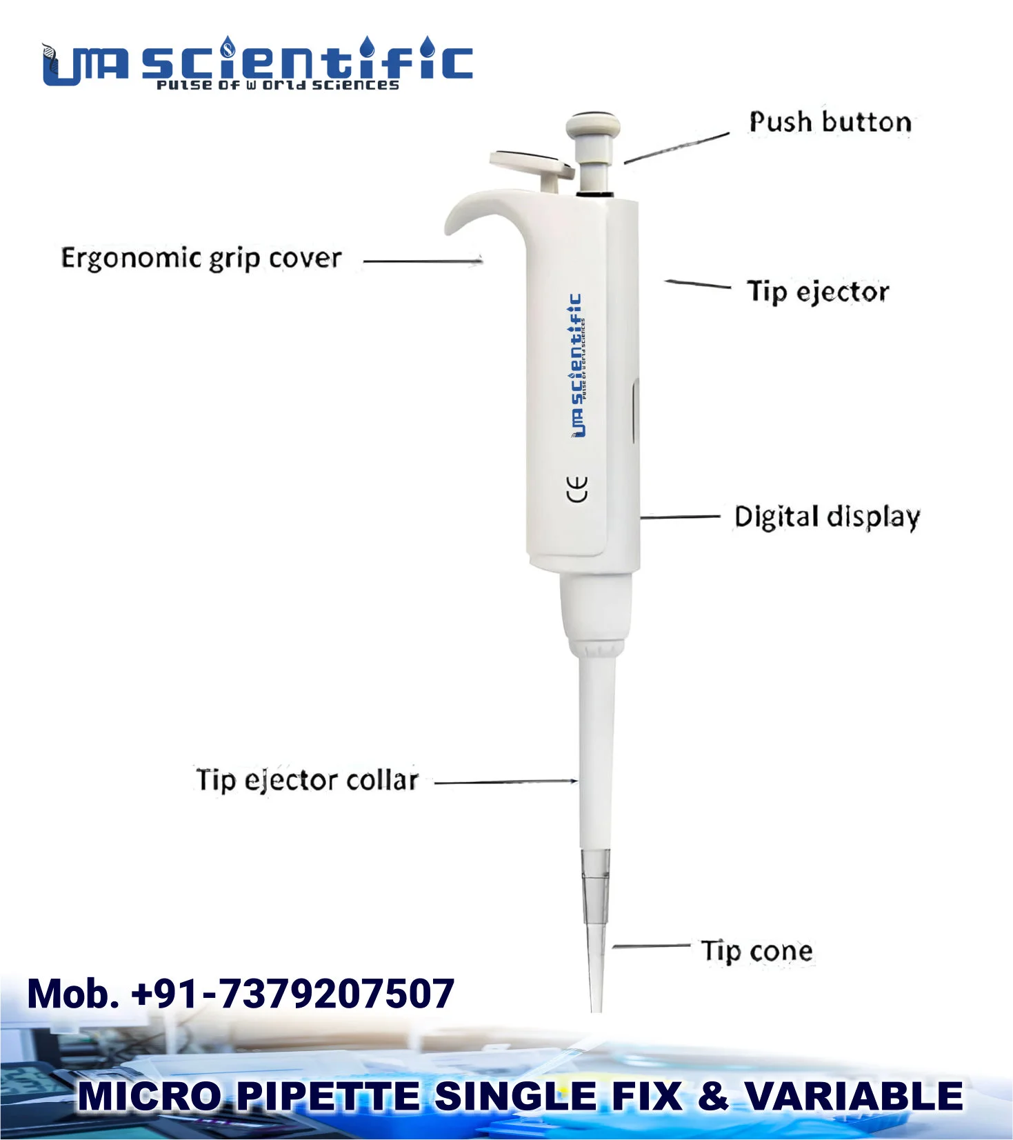 Uma Scientific: India’s Trusted Micropipette Manufacturer & Scientific Lab Instrument Exporter