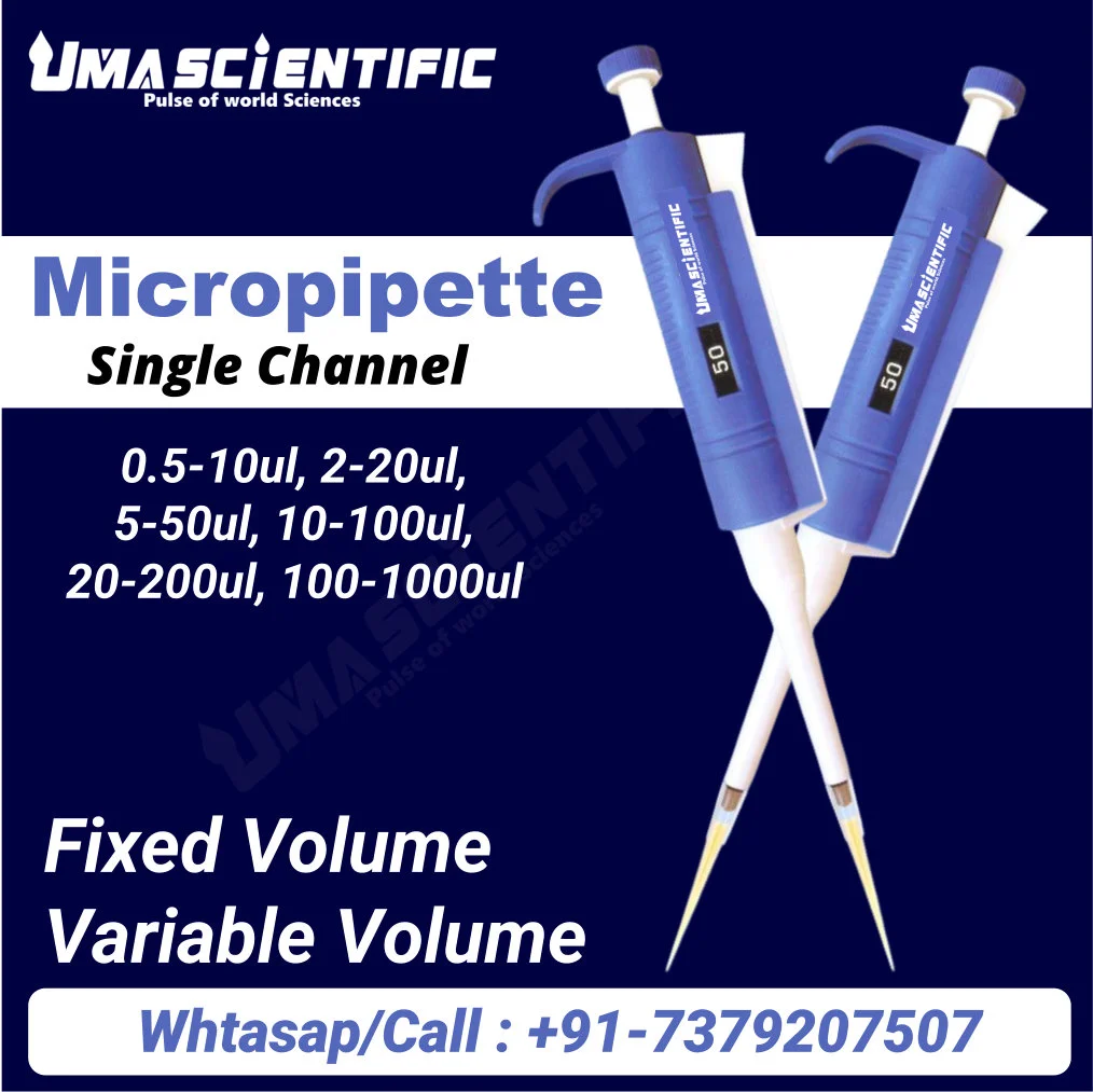 Uma Scientific: Leading Micropipette Manufacturer in Uttar Pradesh, India