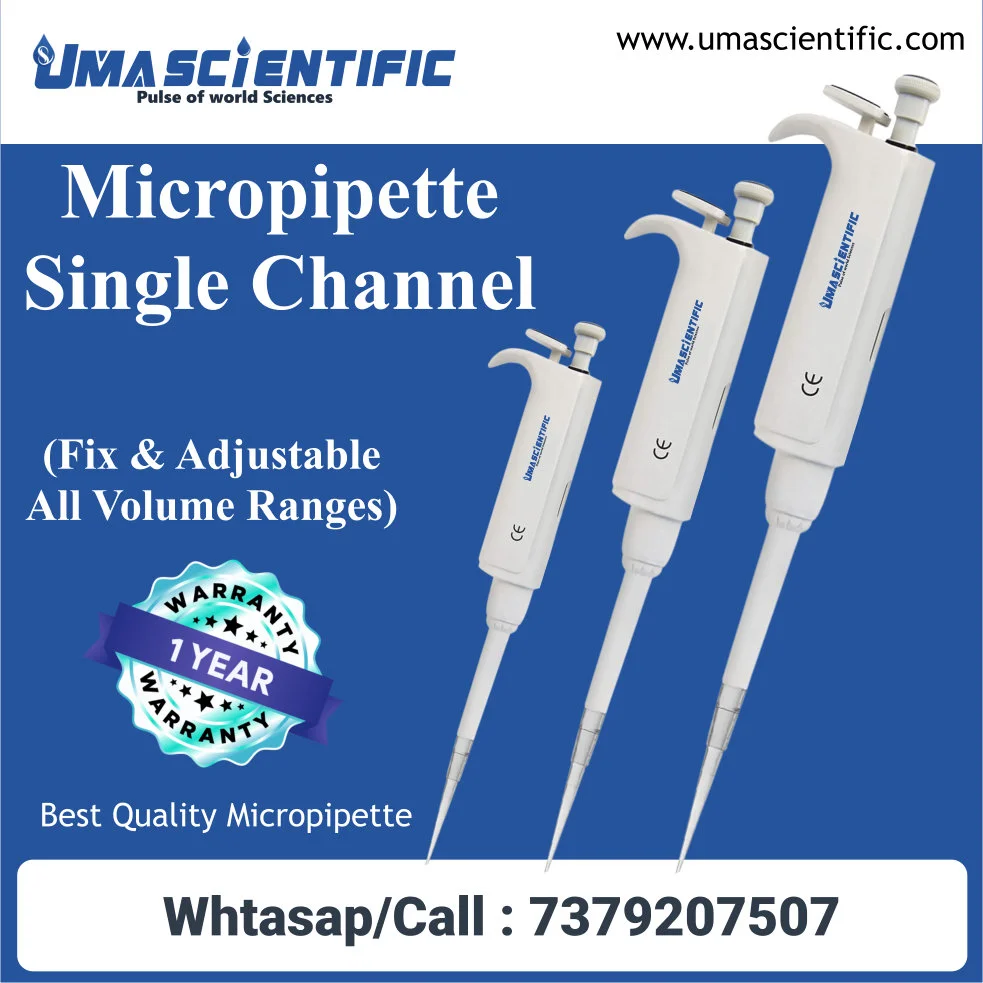 Micropipette Manufacturer | Pipettes | Uma Scientific