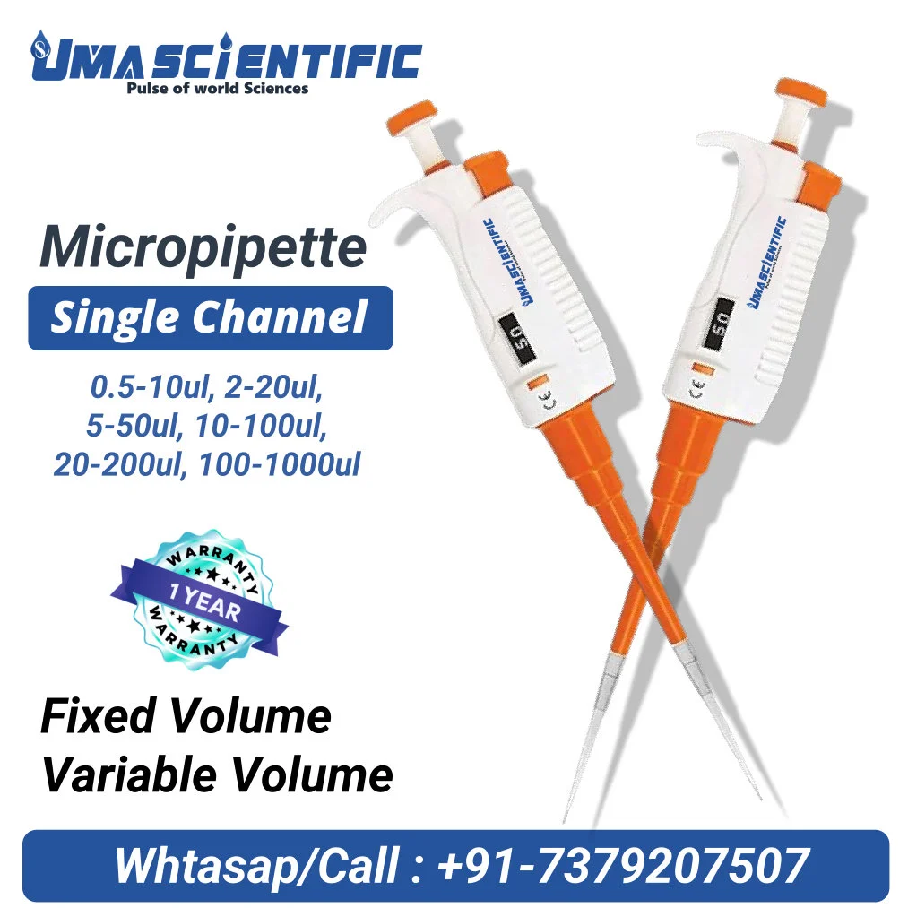 Micropipette Manufacturer in South India: Uma Scientific Buy Laboratory Micropipette Online at Best Price in India uma scientific