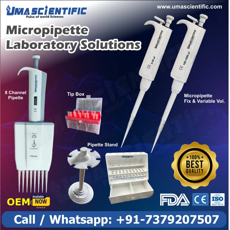 India’s Top Best Leading Low-Cost Micropipette uma scientific