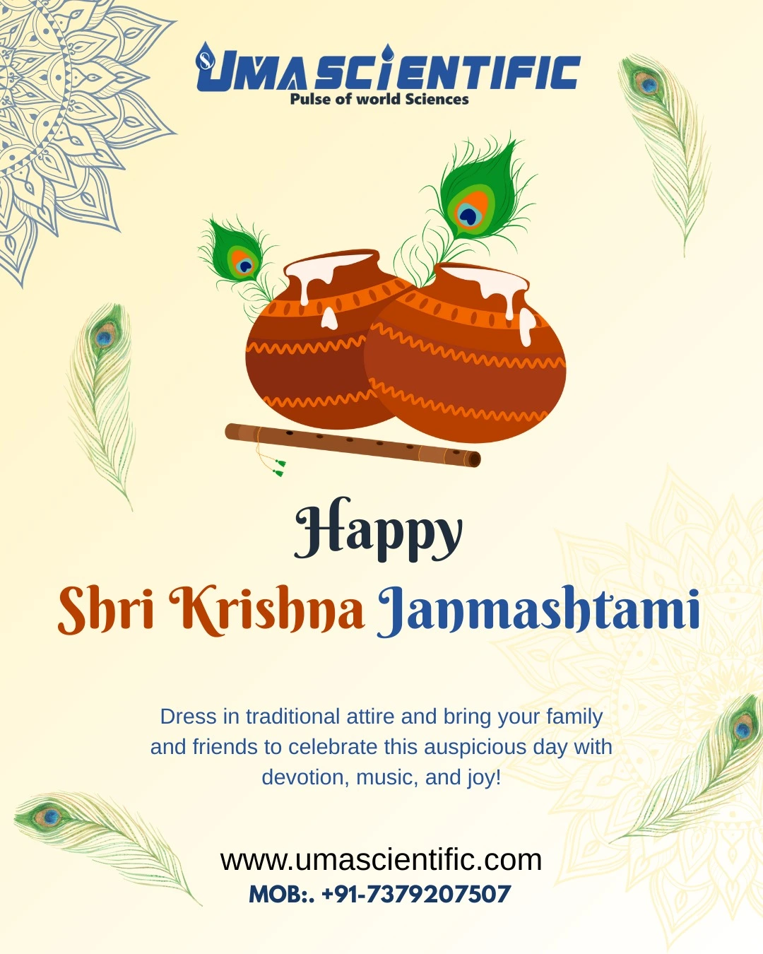 Unveiling the Essence of Krishna Janmashtami 2025: Why, When, and How We Celebrate UMA SCIENTIFIC