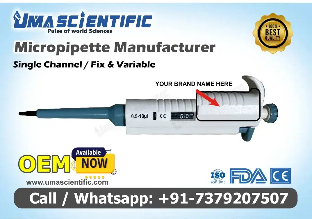 Best OEM Micropipette Manufacturer in Tamil Nadu, India | Chennai, Coimbatore, Madurai