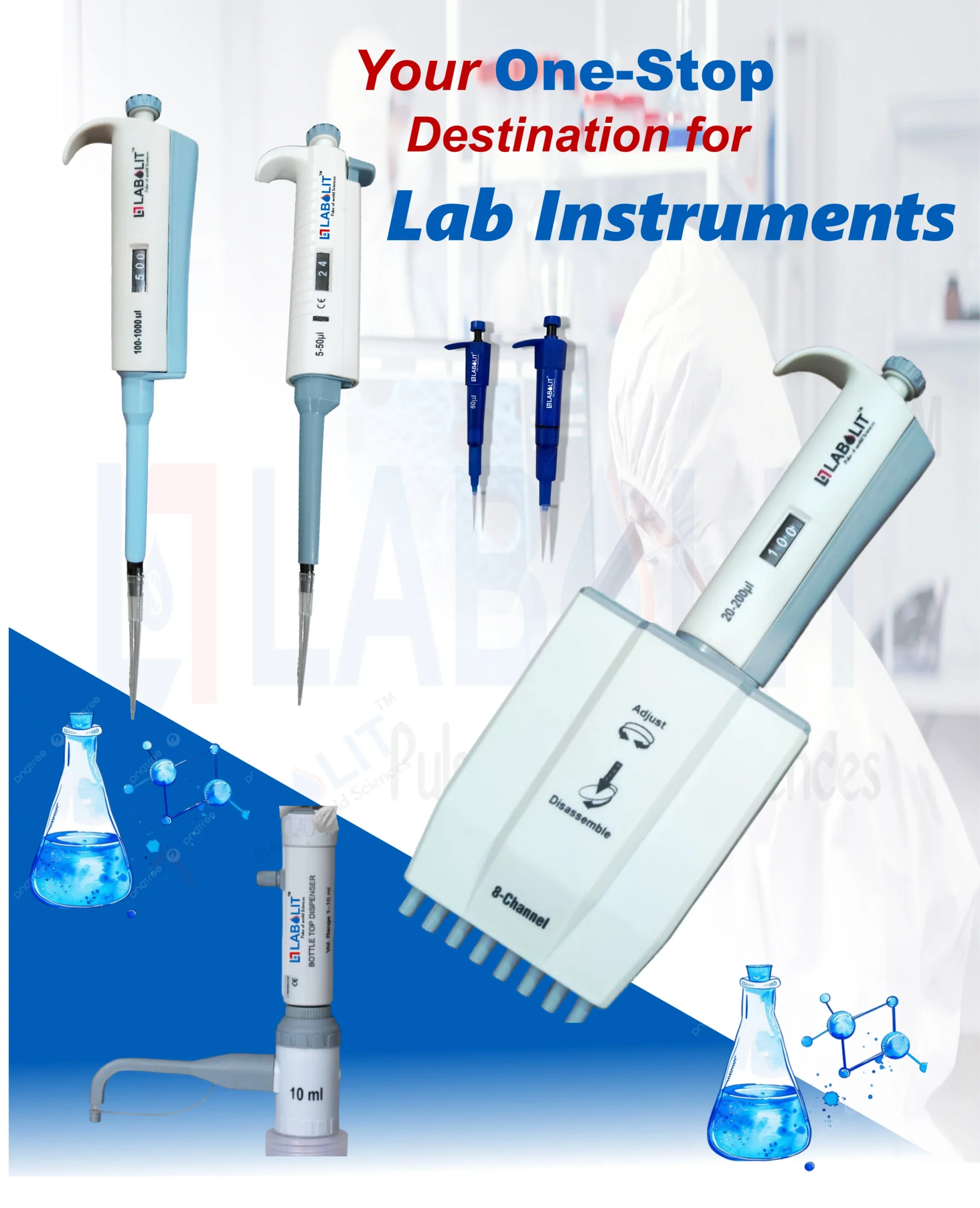 Adjustable micropipette