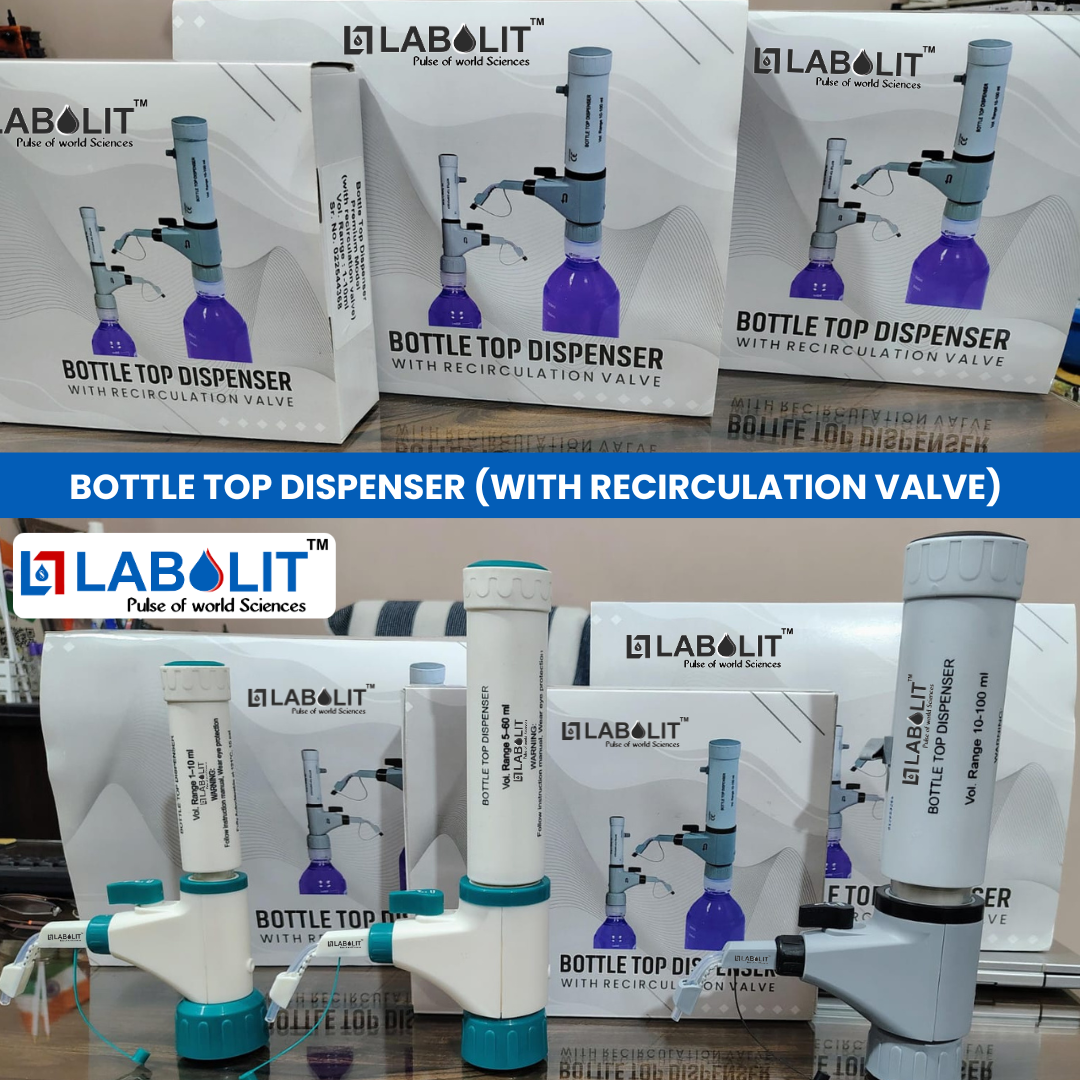 Bottle Top Dispenser with Recirculation – Labolit by Uma Scientific