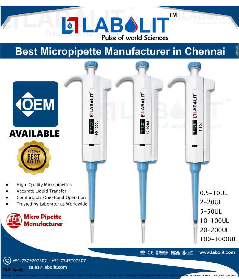 Best Micropipette Manufacturer in Chennai – Complete Guide to Choosing High-Quality Laboratory Pipettes 1 Best Micropipette Manufacturer in Chennai