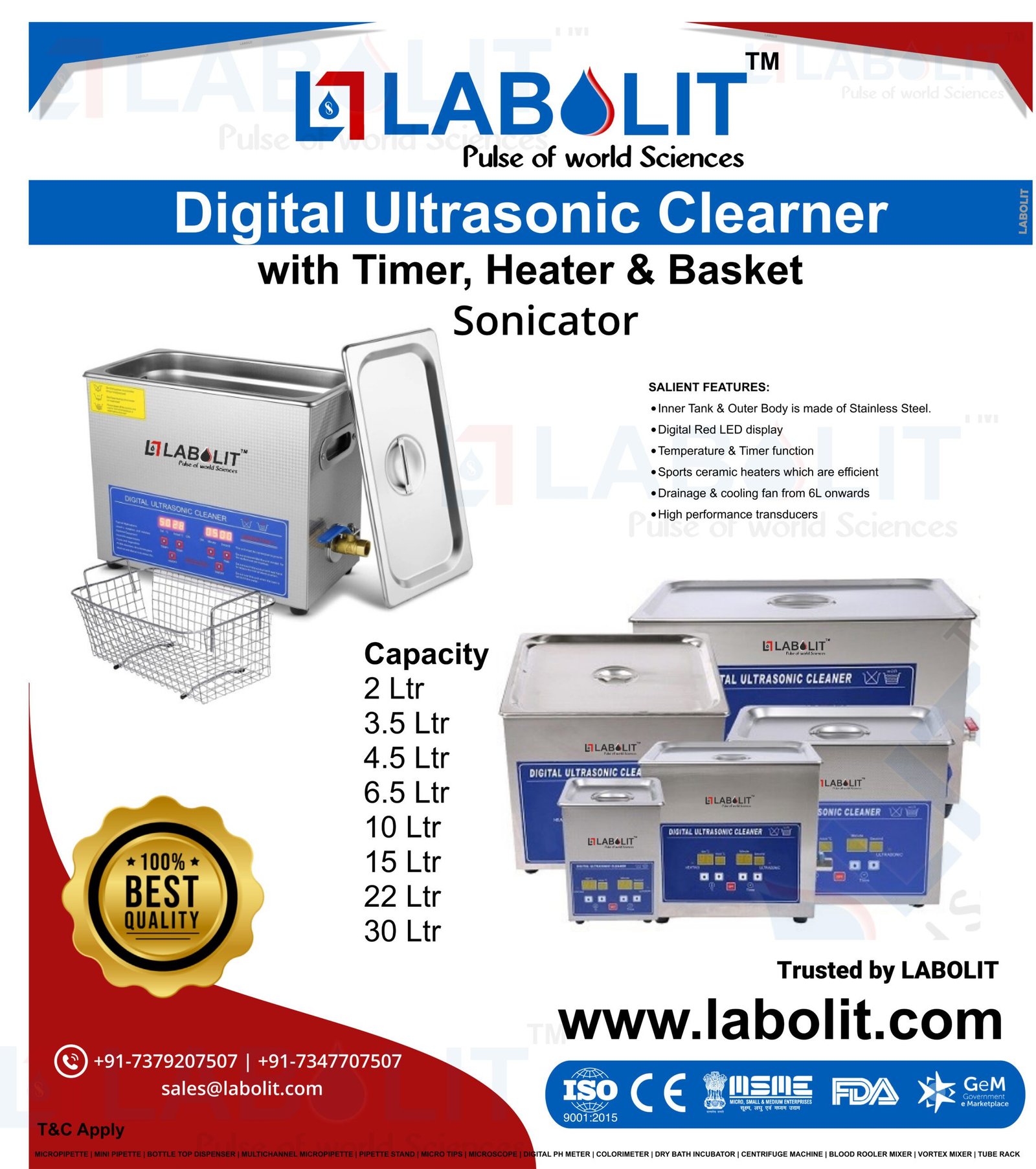 LABOLIT Digital Ultrasonic Cleaner – The Complete Guide to Precision Laboratory Cleaning 1 ultrasonicator cleaner uma labolit
